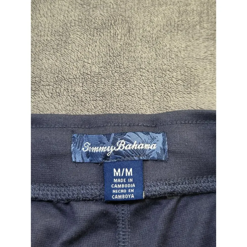 Tommy Bahama Mens Size M Navy Blue Lounge Pants Joggers ZTB97769 Stretch Z2-89